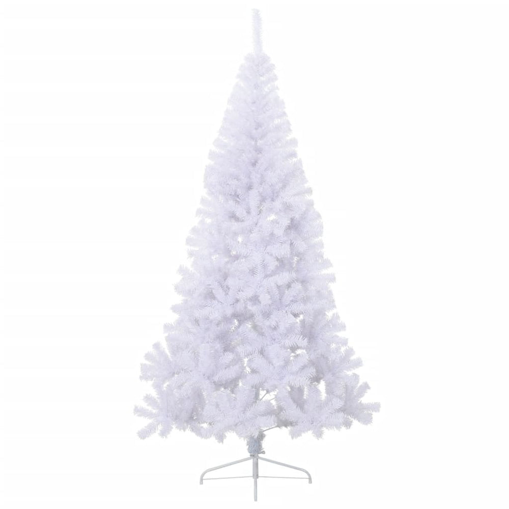 Vidaxl Kunstkerstboom med standard halv 210 cm PVC Green