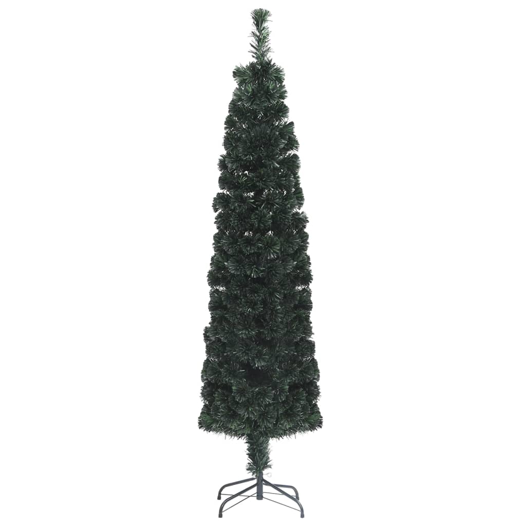 Vidaxl Artificial Christmas Tree with Stand Narrow 180 cm Fiberglass