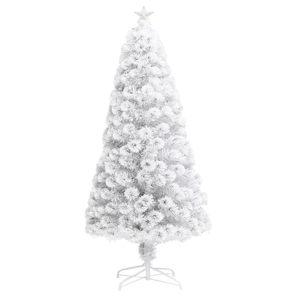 Vidaxl Artificial Christmas Tree with Lights 120cm Fiberglass White