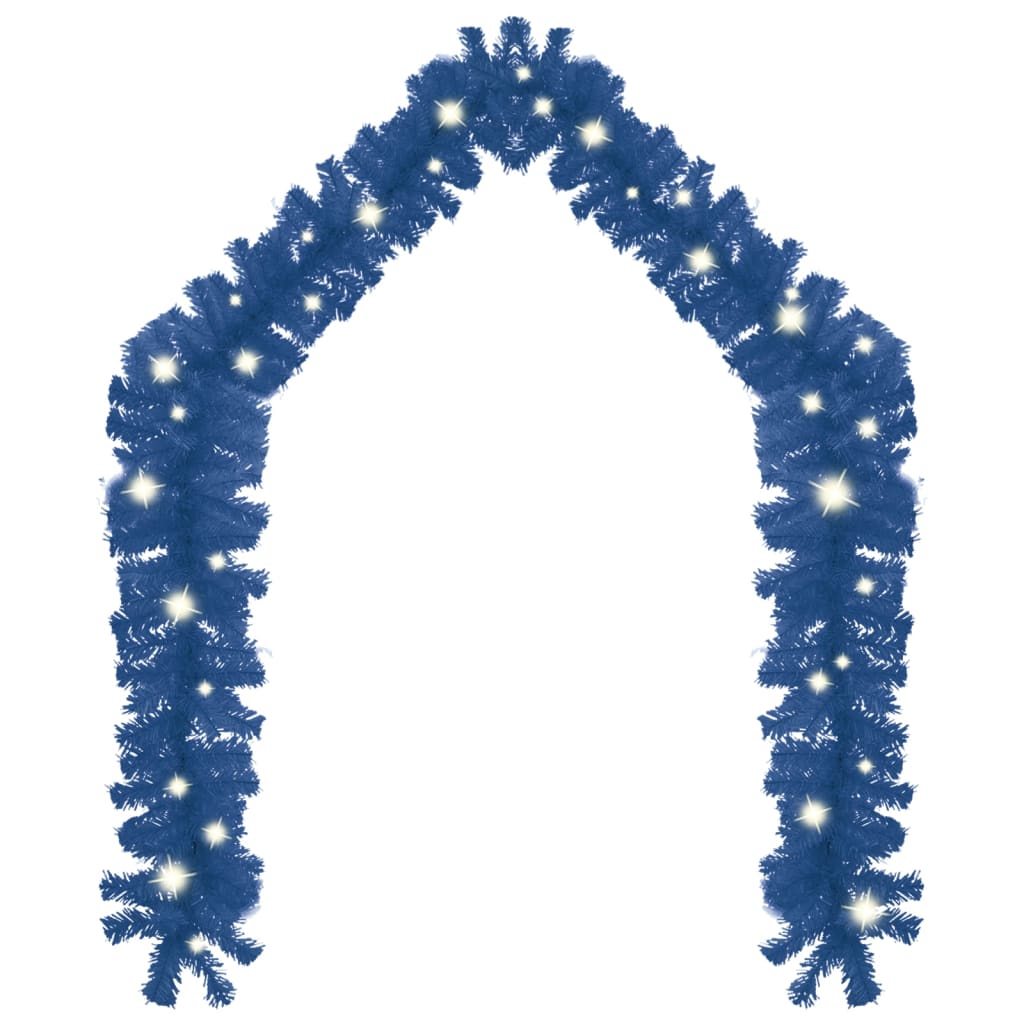 Vidaxl Garland de Noël avec lumières LED 10 m bleu