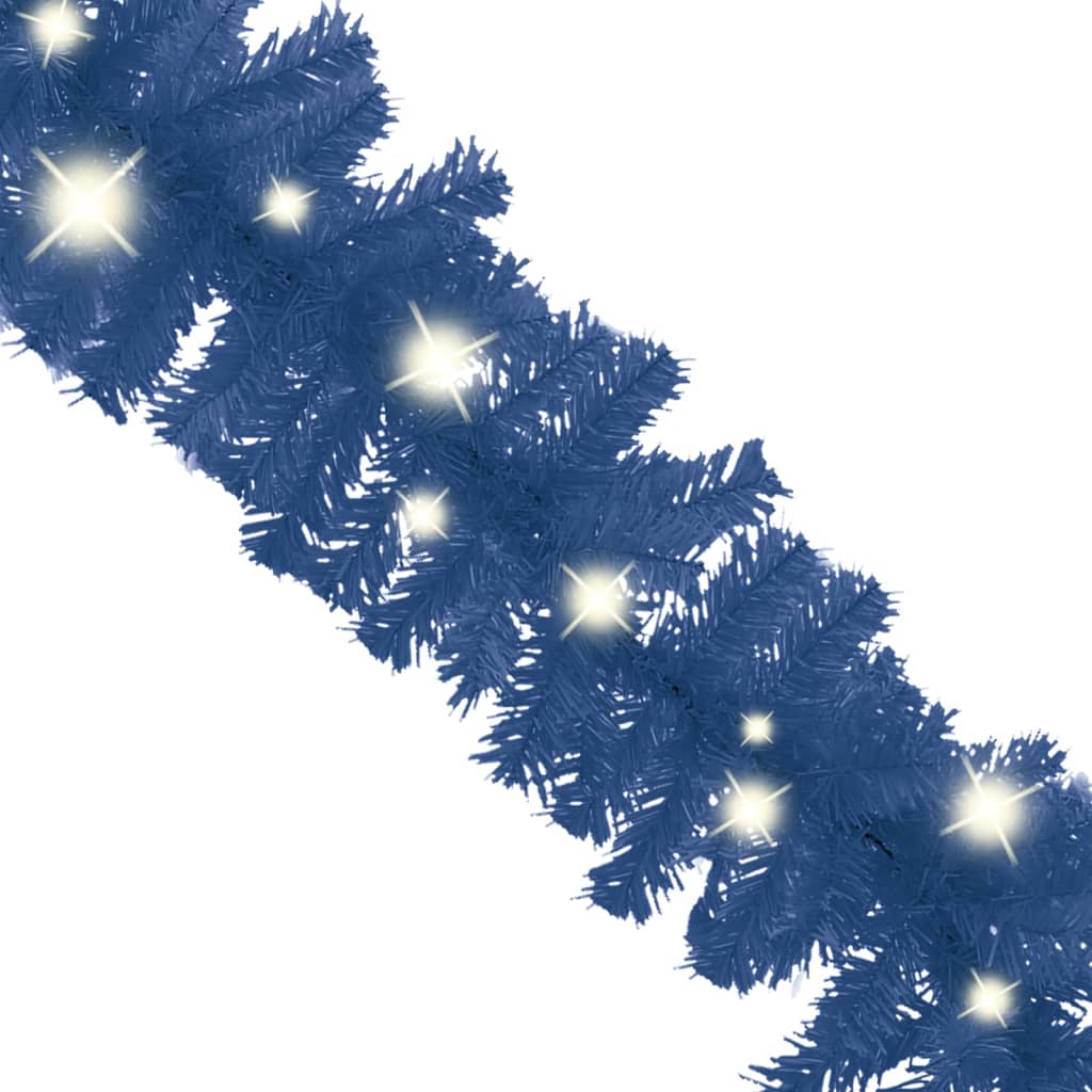 Vidaxl Garland de Noël avec lumières LED 10 m bleu
