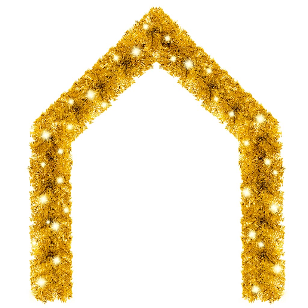 Vidaxl Christmas garland with LED lights 10 m gold-colored