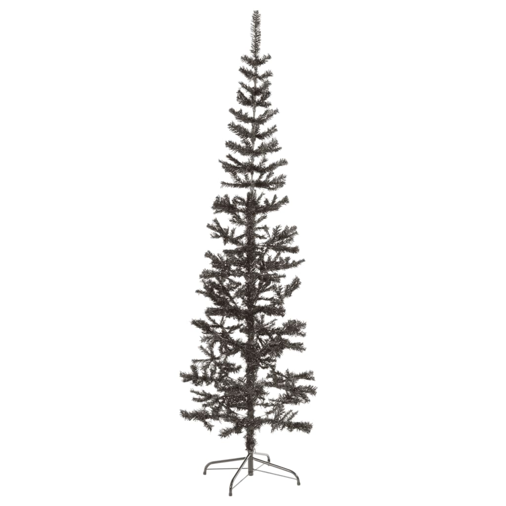 Vidaxl Weihnachtsbaum schmal 210 cm schwarz