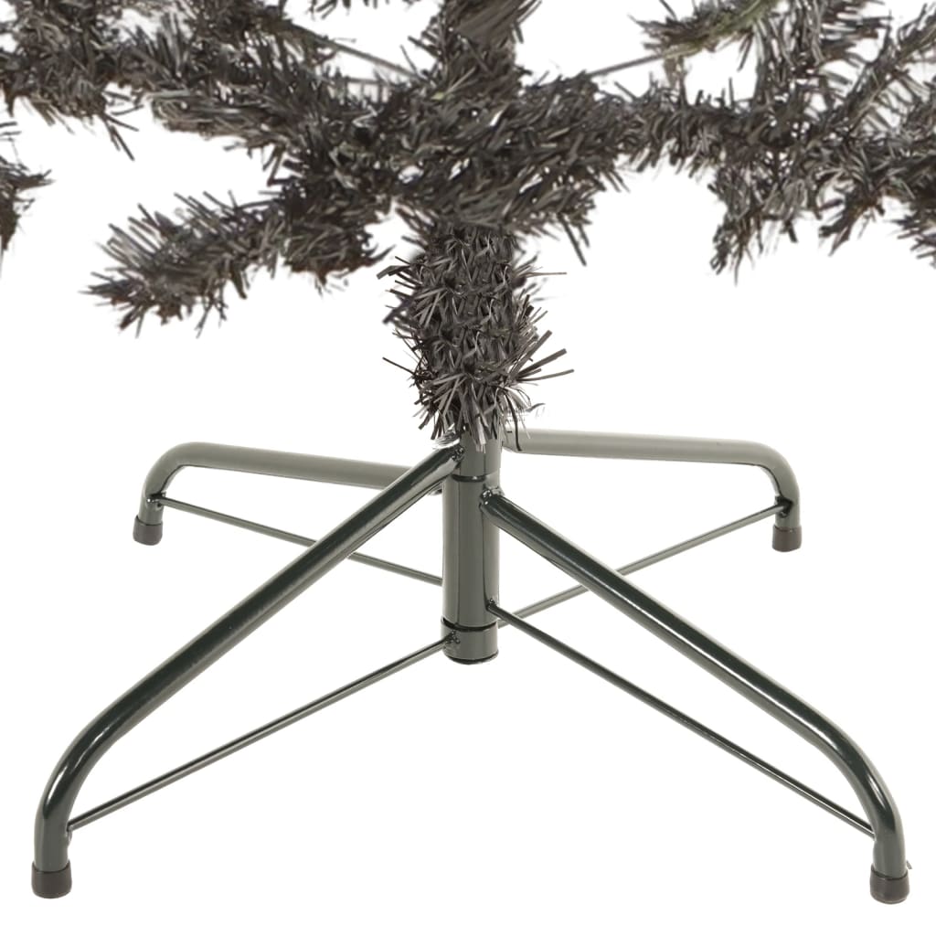 Vidaxl Árbol de Navidad estrecho 240 cm negro