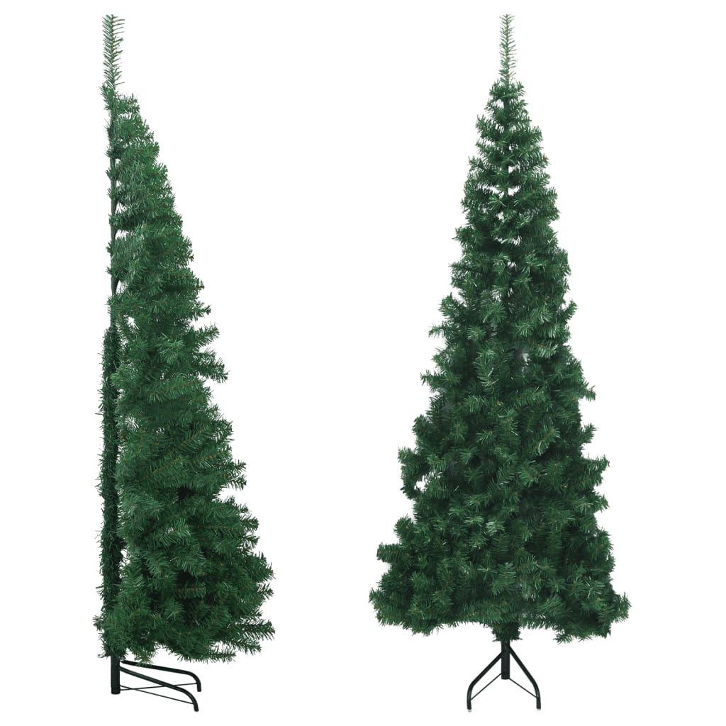 Vidaxl Kunstkerstboom Hoek 240 cm PVC vert