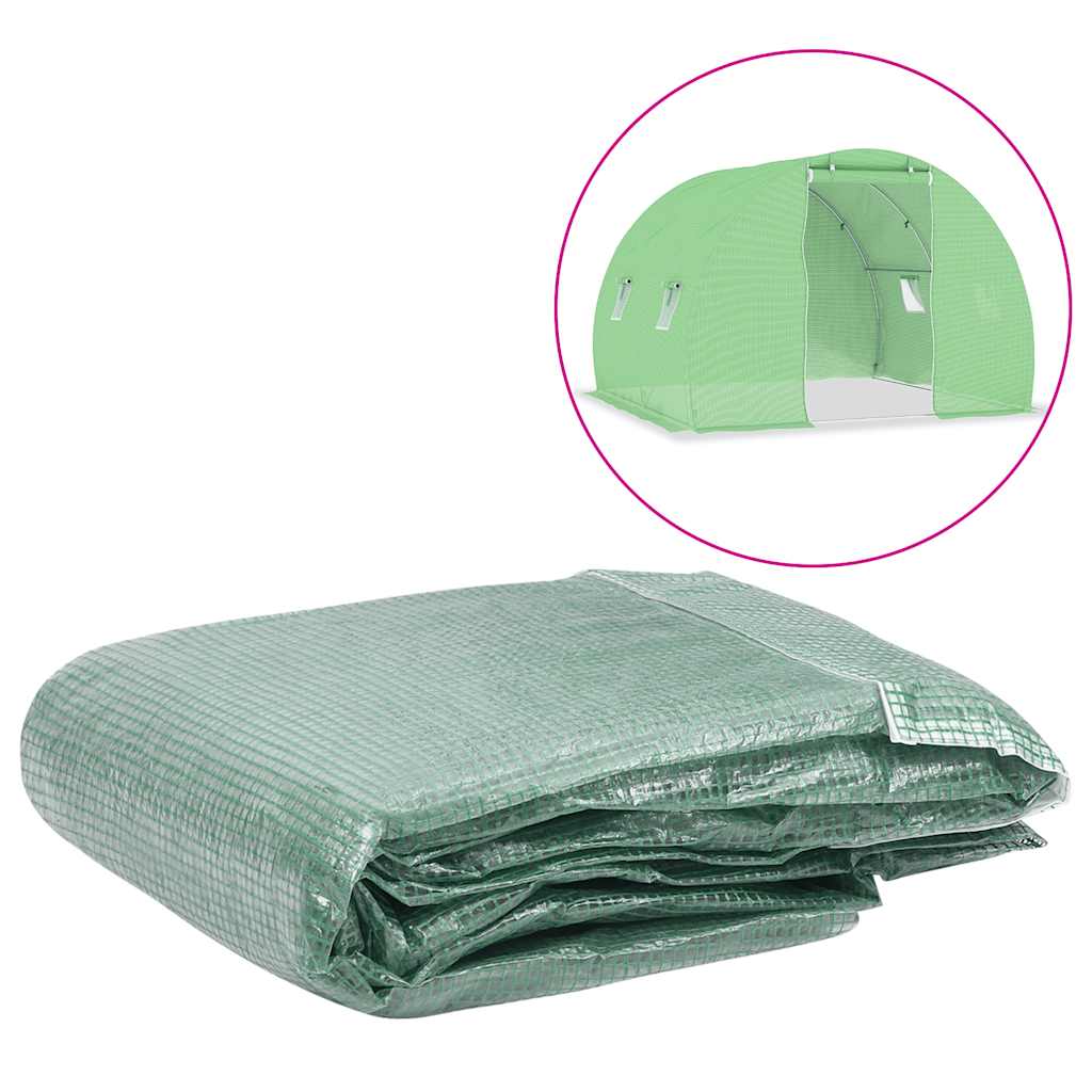 Vidaxl greenhouse cover replacement (6 m²) 200x300x200 cm green