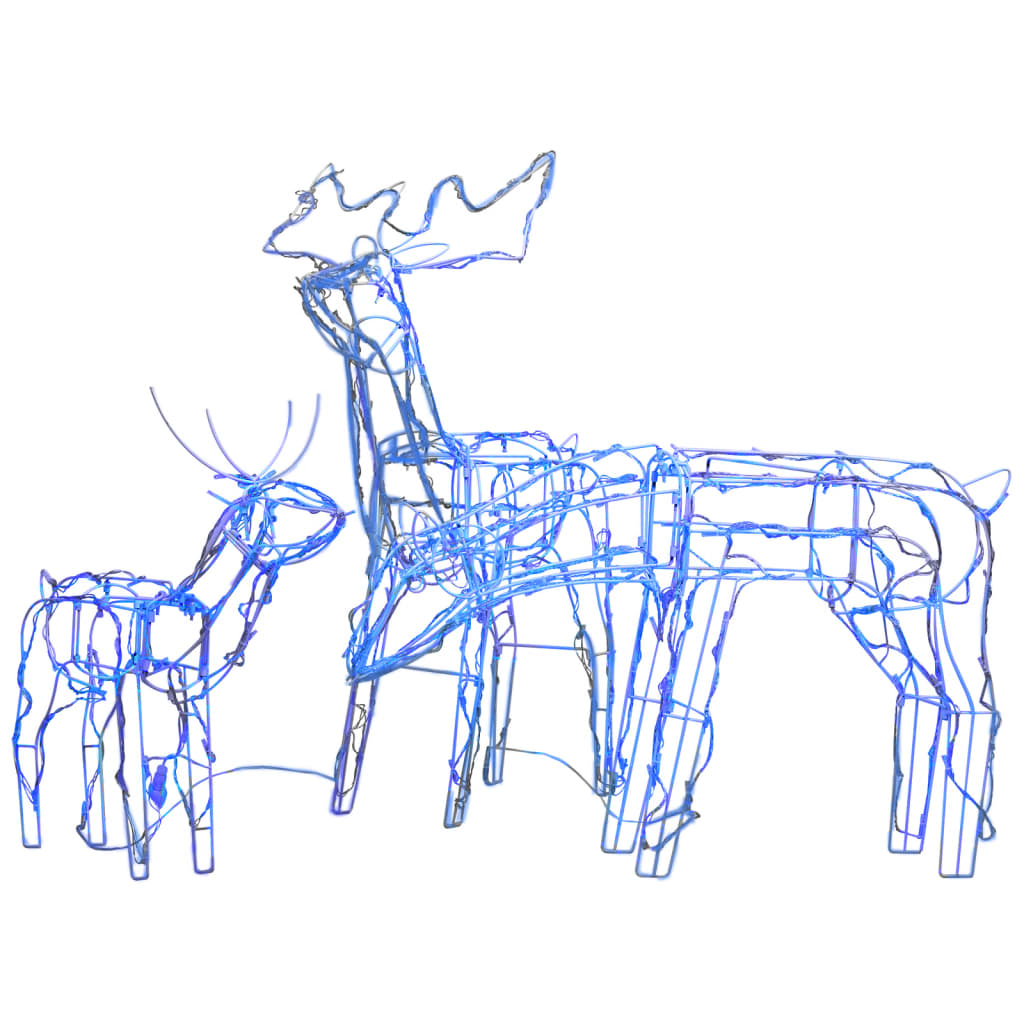 Vidaxl 3 partes de iluminación navideña Rendieren 229 LED