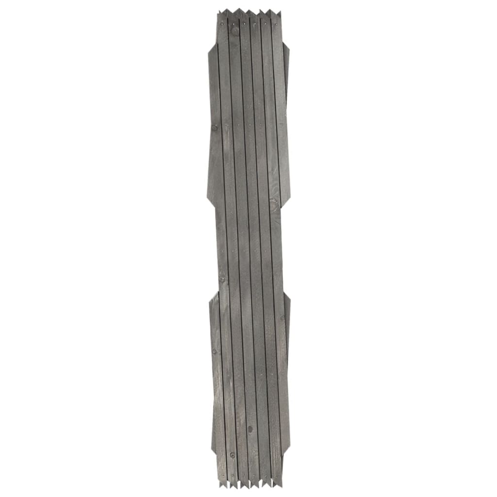 Vidaxl tuinlatwerken 5 st 180x60 cm massief vurenhout grijs