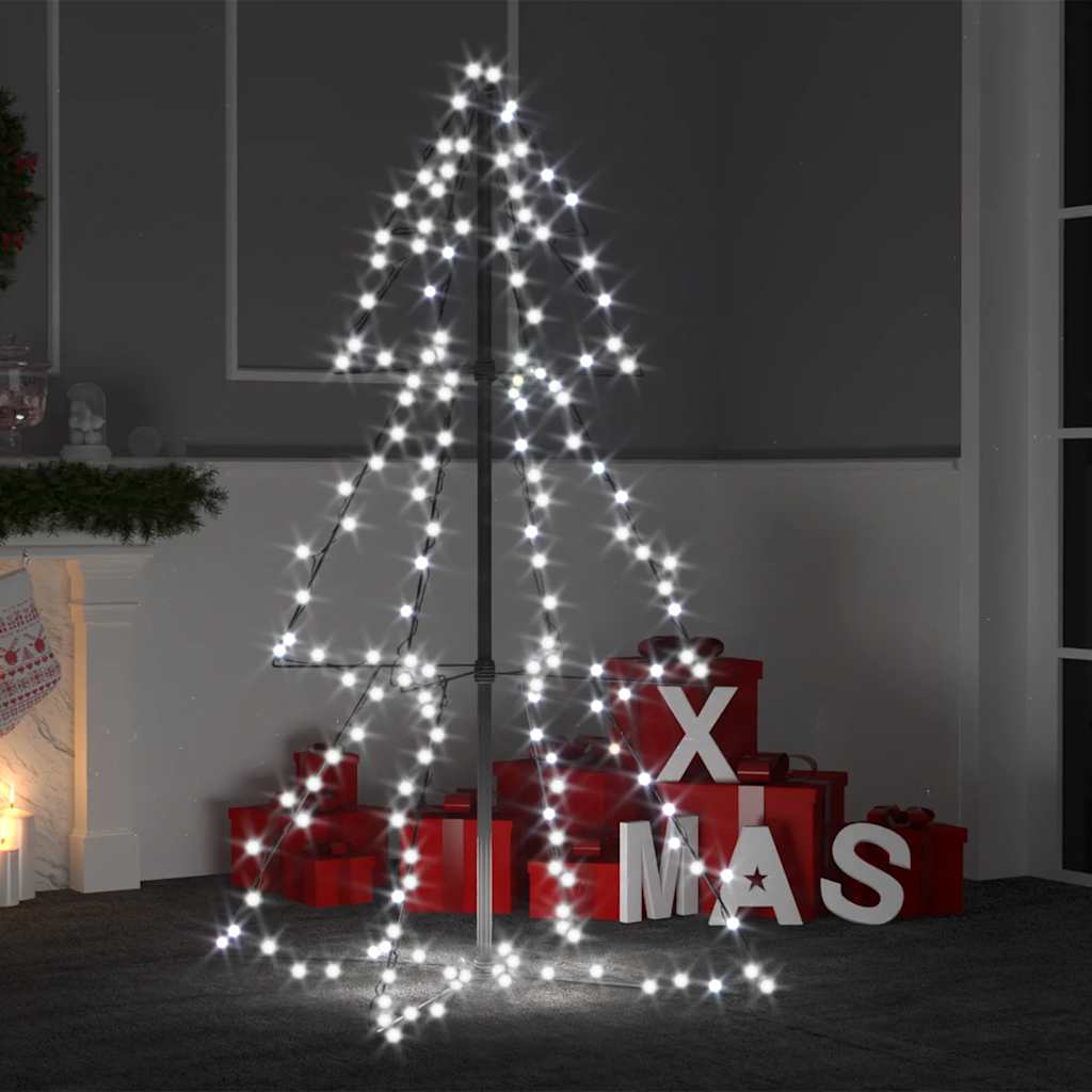 Vidaxl Kegelkerstboom 160 LED dentro y fuera de 78x120 cm