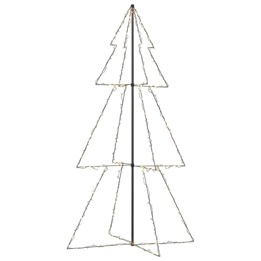 Vidaxl kegelkerstboom 300 led's binnen en buiten 120x220 cm