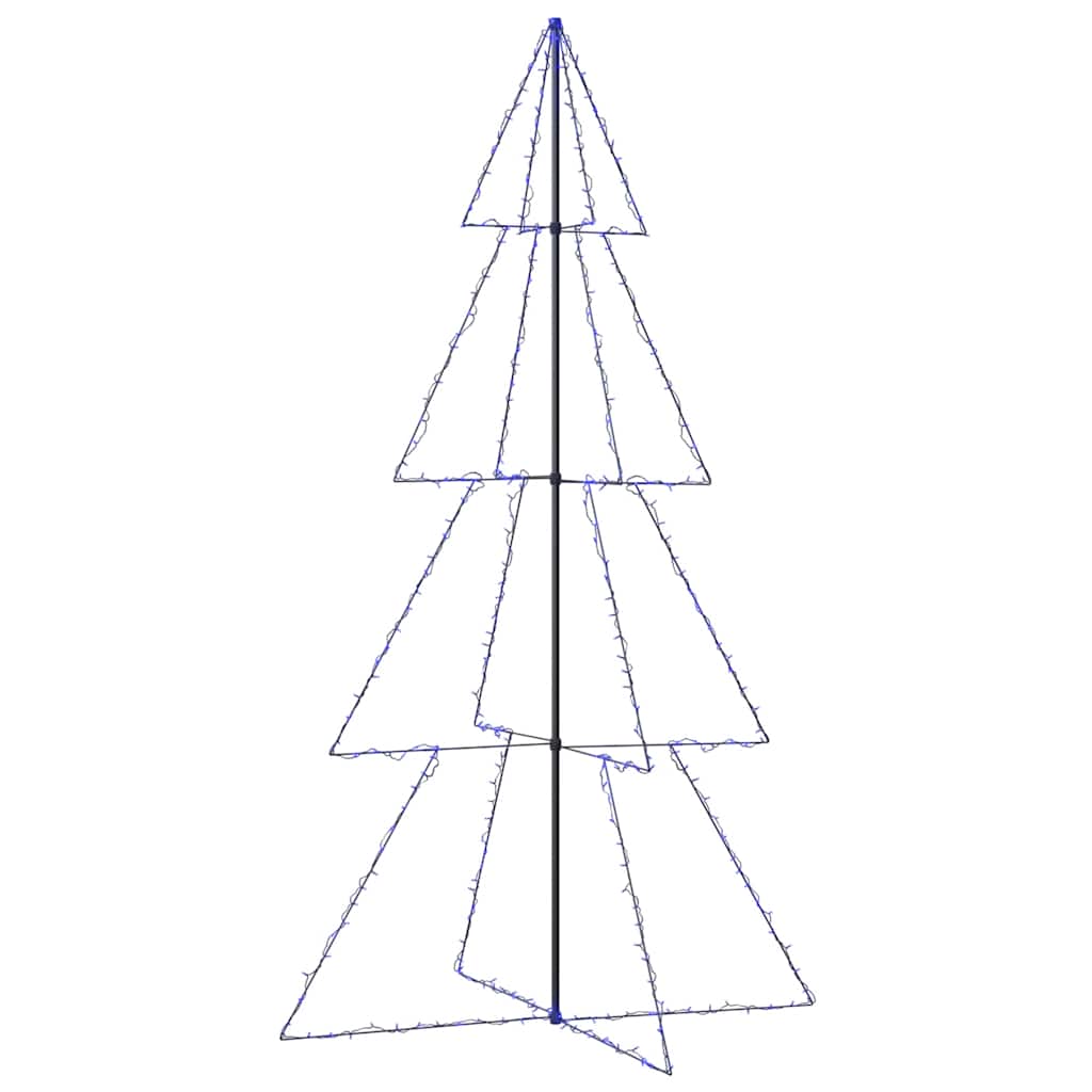 Vidaxl Kegelkerstboom 360 LED znotraj in zunaj 143x250 cm