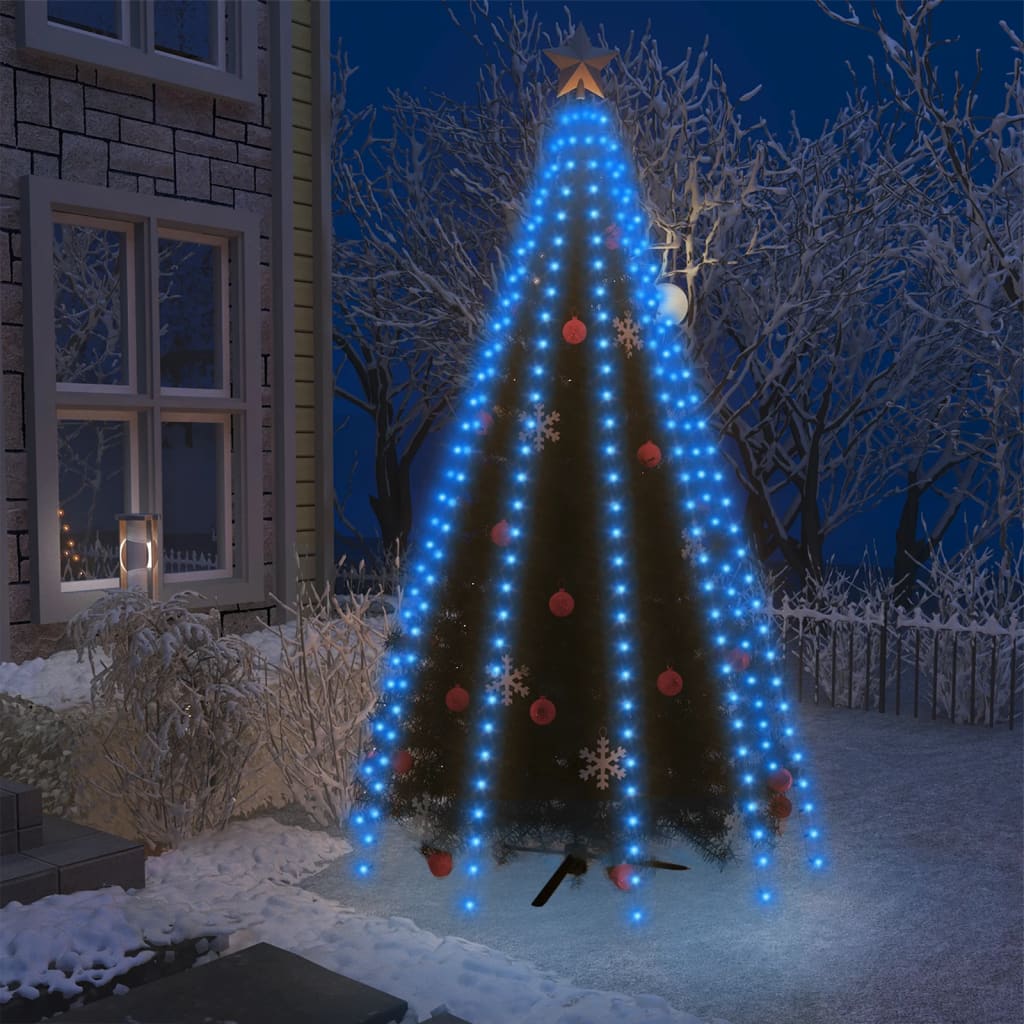 Vidaxl l'illuminazione dell'albero di Natale con 250 LED Blue Net 250 cm