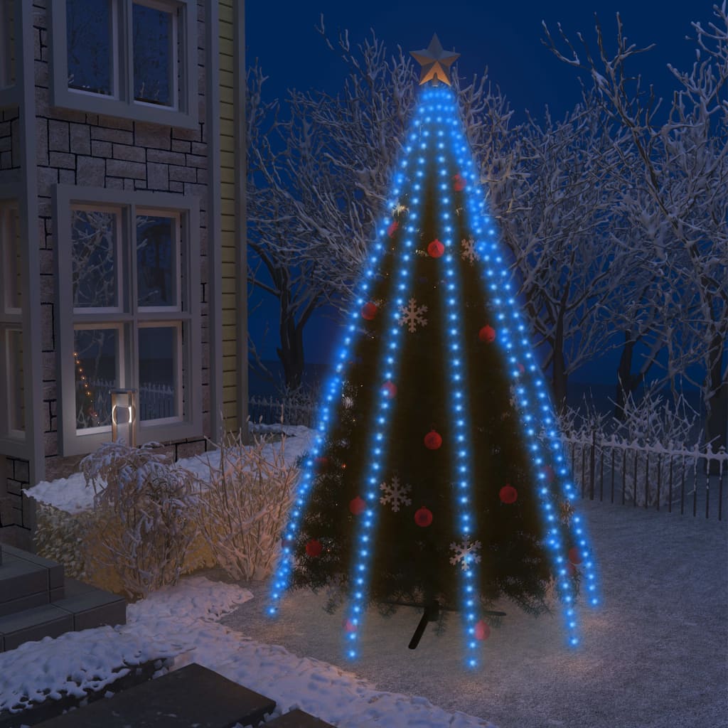 Éclairage d'arbre de Noël Vidaxl avec 400 LEDS BLUE NET 400 cm