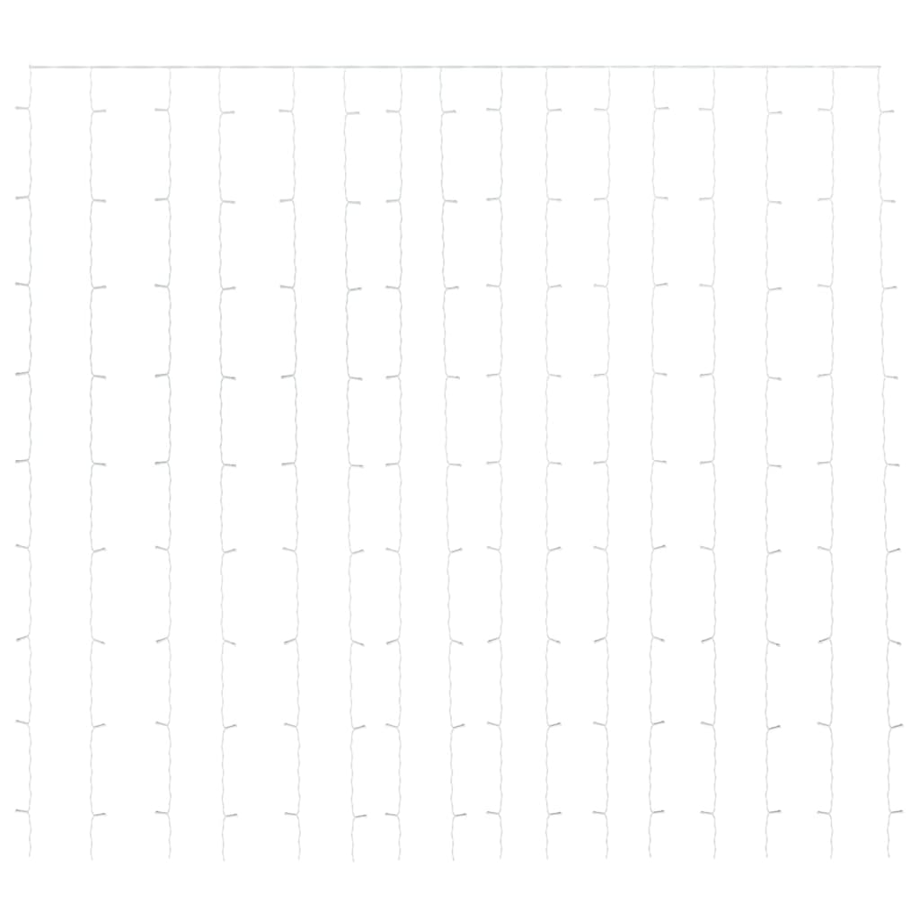 Vidaxl String Light Curtain with 300 LEDs and 8 Functions 3x3 m Multicolour