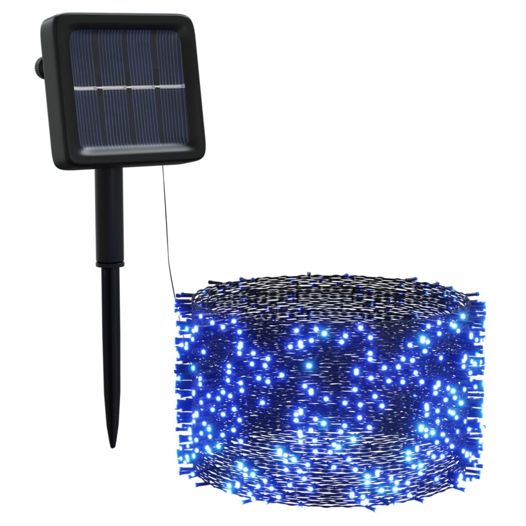 Vidaxl 5 ST Light Sling con 200 LED Solar Binnen Buiten Blauw
