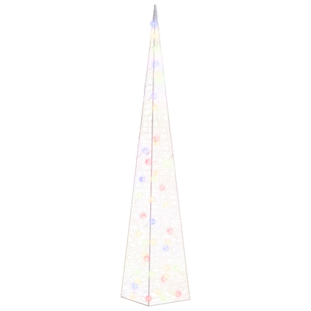 Vidaxl decorative LED light cone 120 cm acrylic multicolor