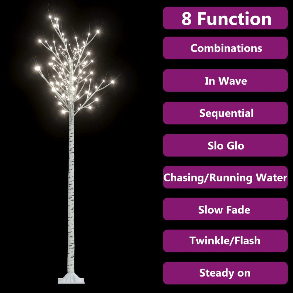 Vidaxl Christmas tree willow with 200 cold white LEDs indoor and outdoor 2.2 m