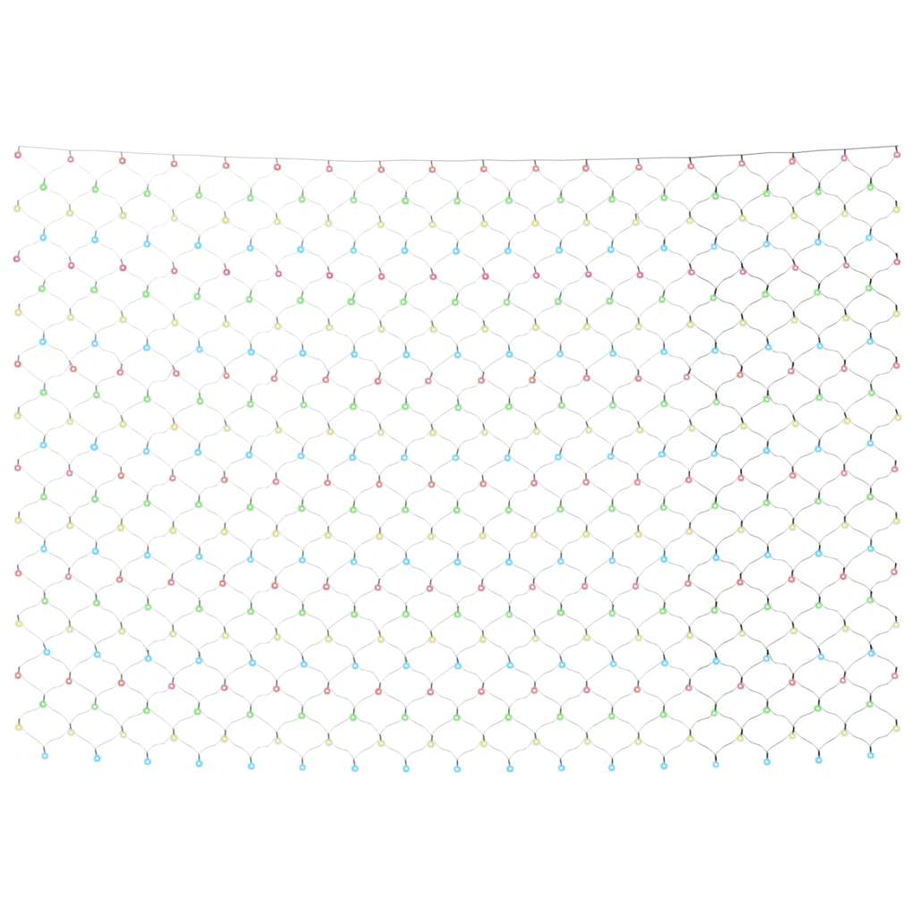 Vidaxl Christmas Net Lights 204 LEDs Indoor Outdoor 3x2 m Multicolor