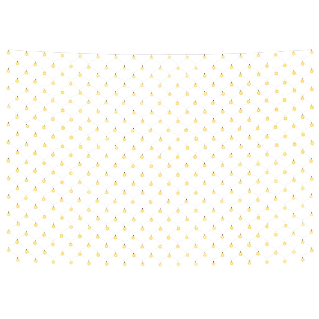 Vidaxl Christmas net lights 544 LEDs indoor and outdoor 4x4 m warm white
