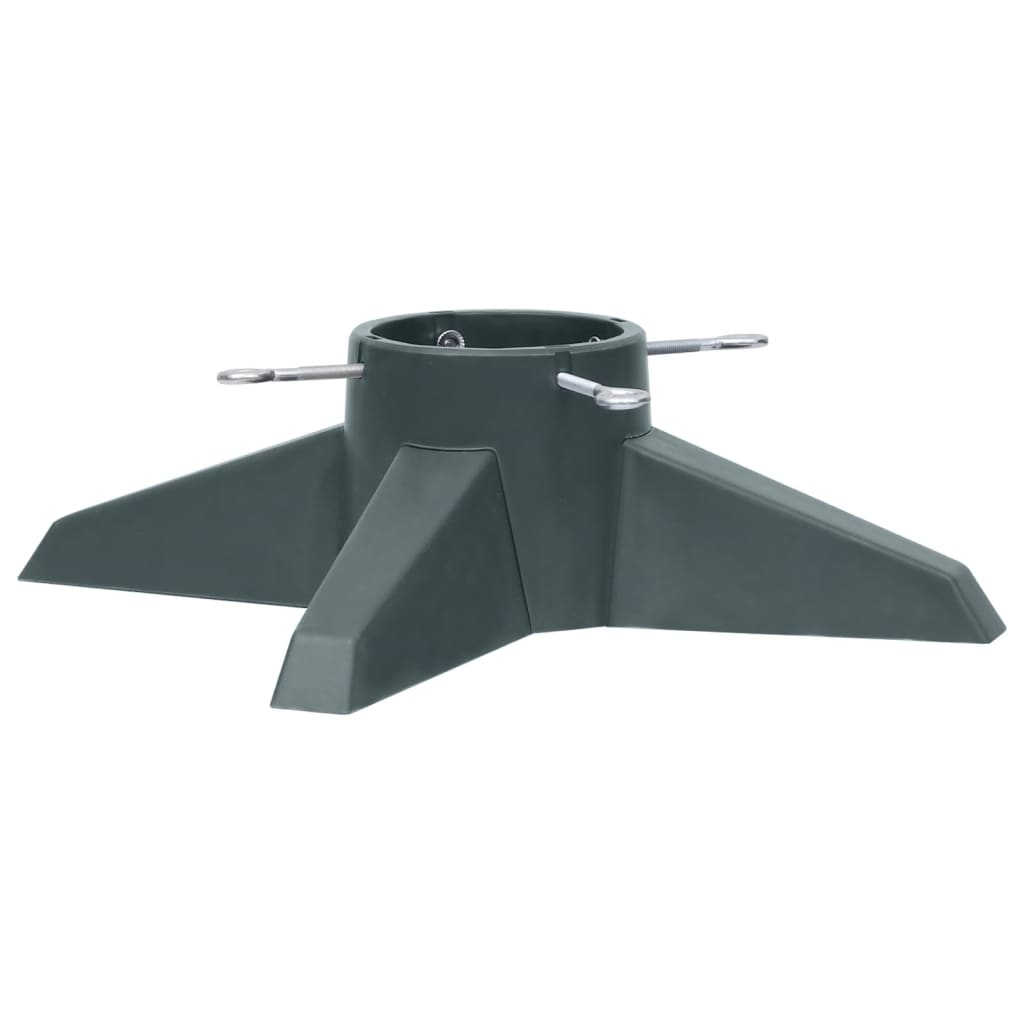 Support d'arbre de Noël Vidaxl 55.5x55.5x15 cm vert