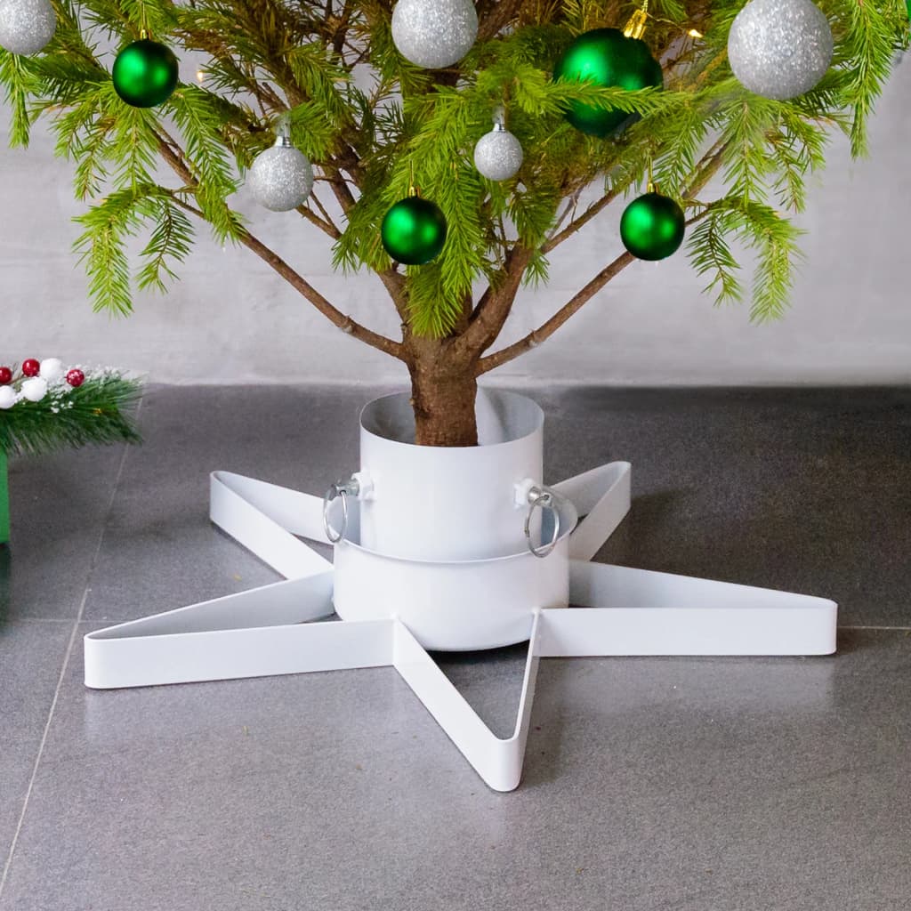 Vidaxl Christmas tree stand 47x47x13.5 cm white