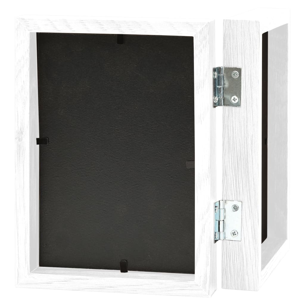 Vidaxl photo frame diptych 2x(10x15 cm) white