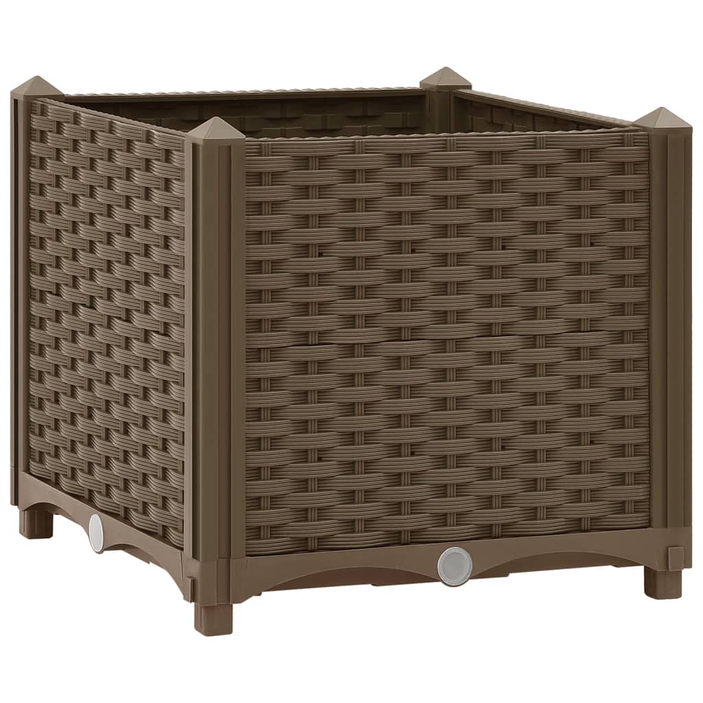 Vidaxl Raised Planter 40x40x38 cm Polypropylene
