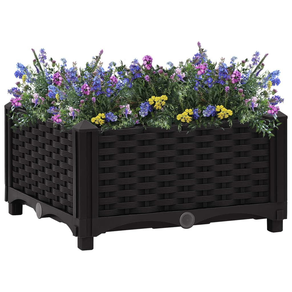 Vidaxl Raised Planter 40x40x23 cm Polypropylene