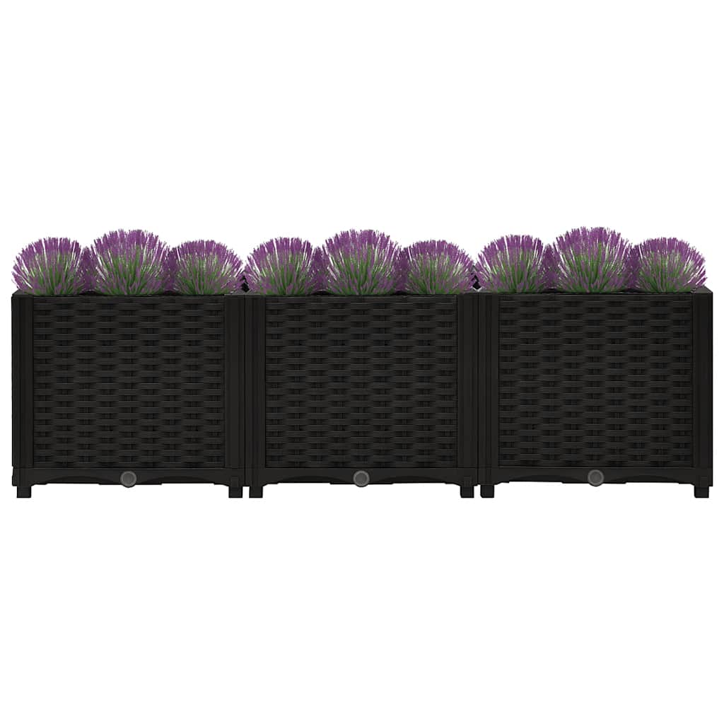 Vidaxl Planter enlevé 120x40x38 cm en polypropylène