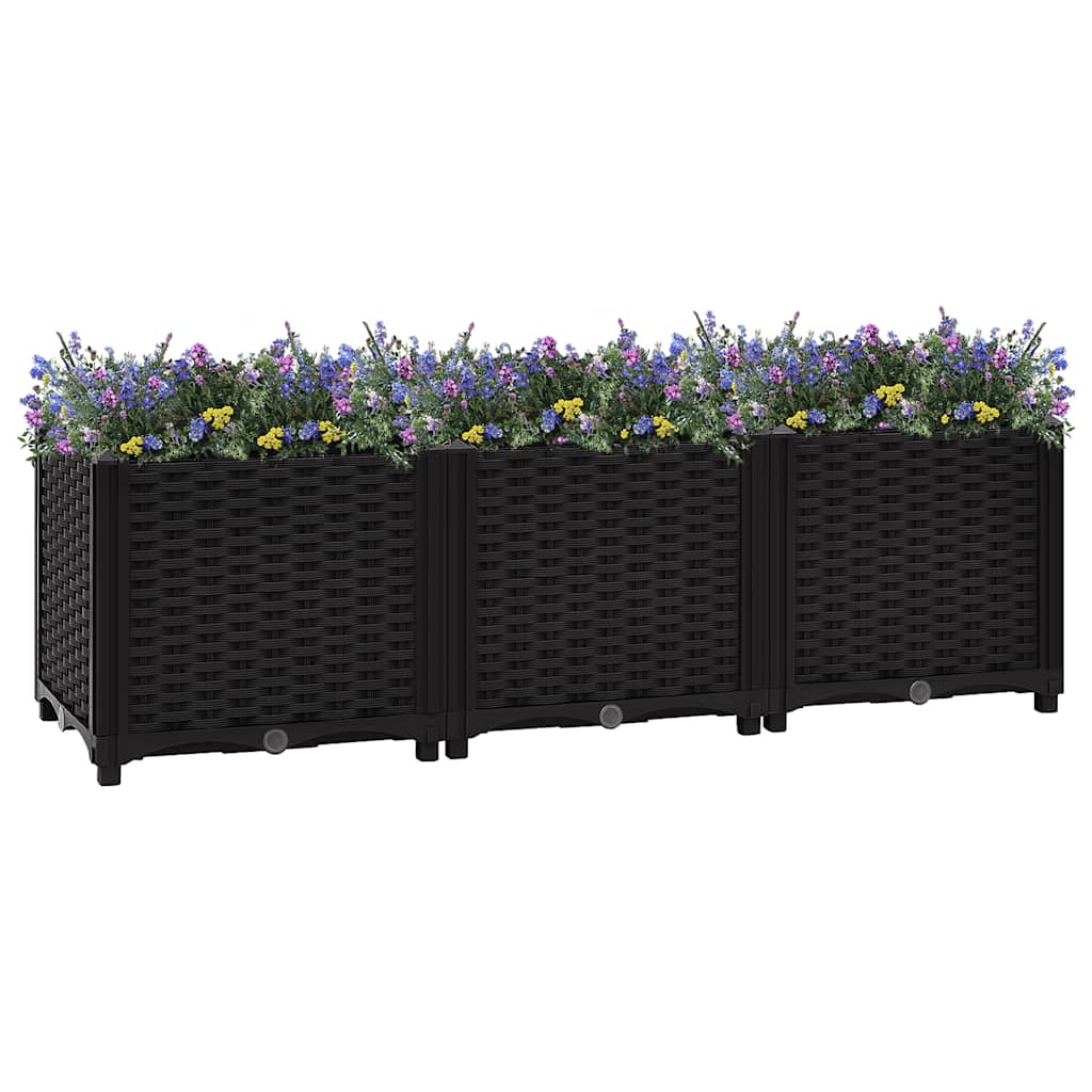 Vidaxl Planter enlevé 120x40x38 cm en polypropylène