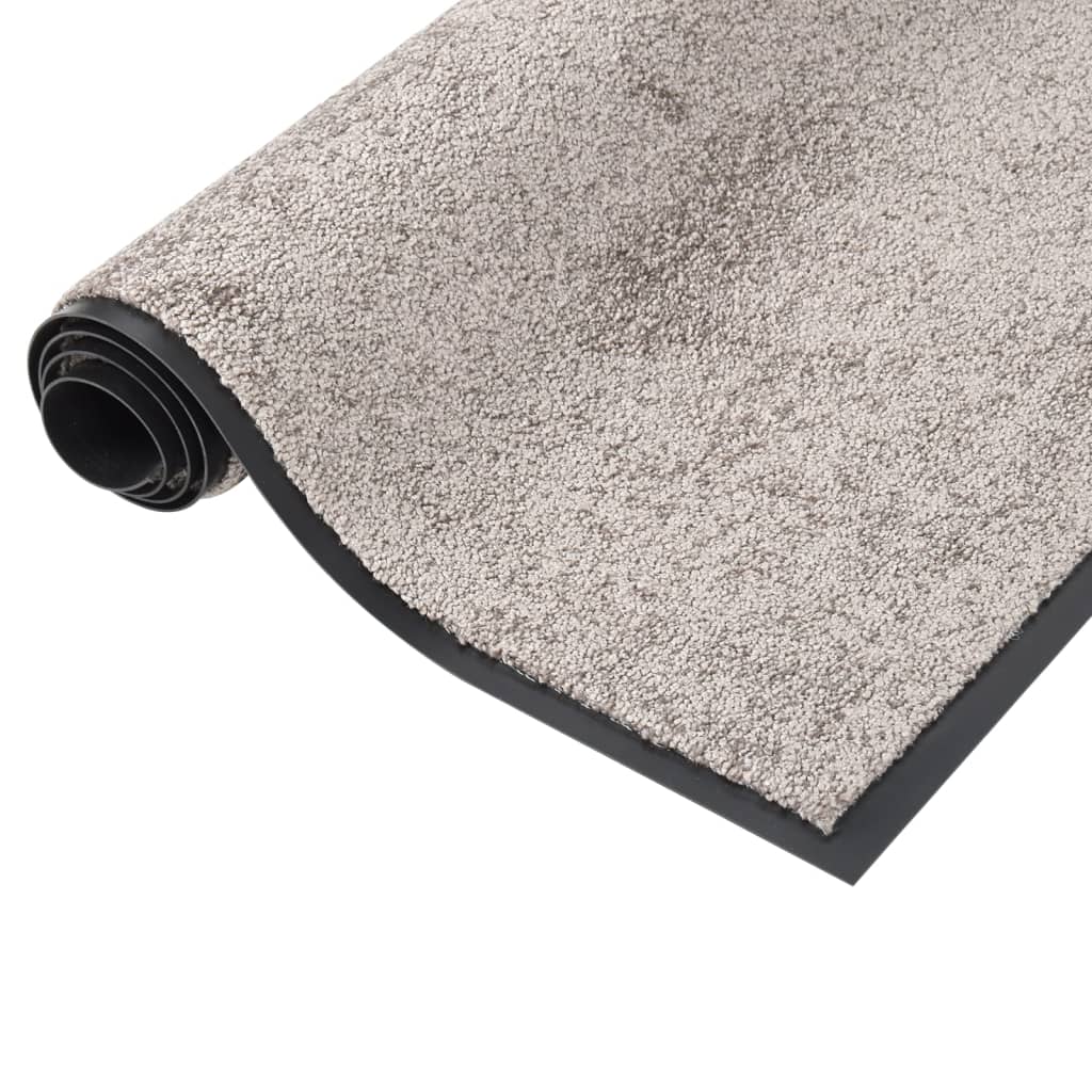 Vidaxl doormat 80x120 cm gray