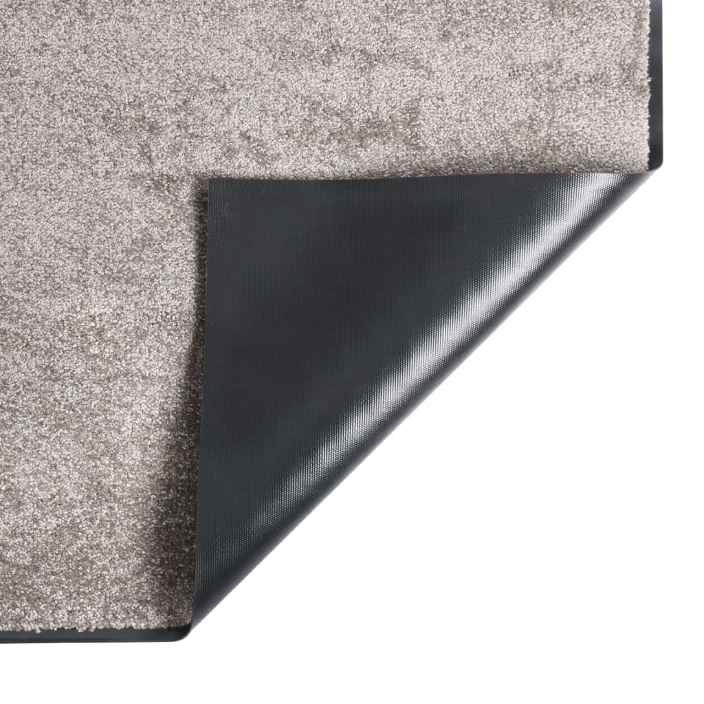 Vidaxl doormat 80x120 cm gray