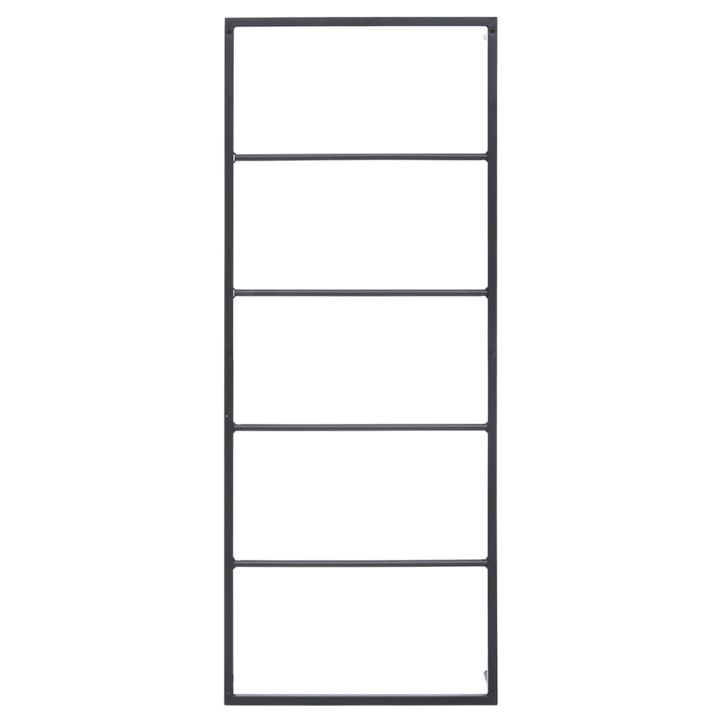 Vidaxl towel rack 45x10x115 cm steel black