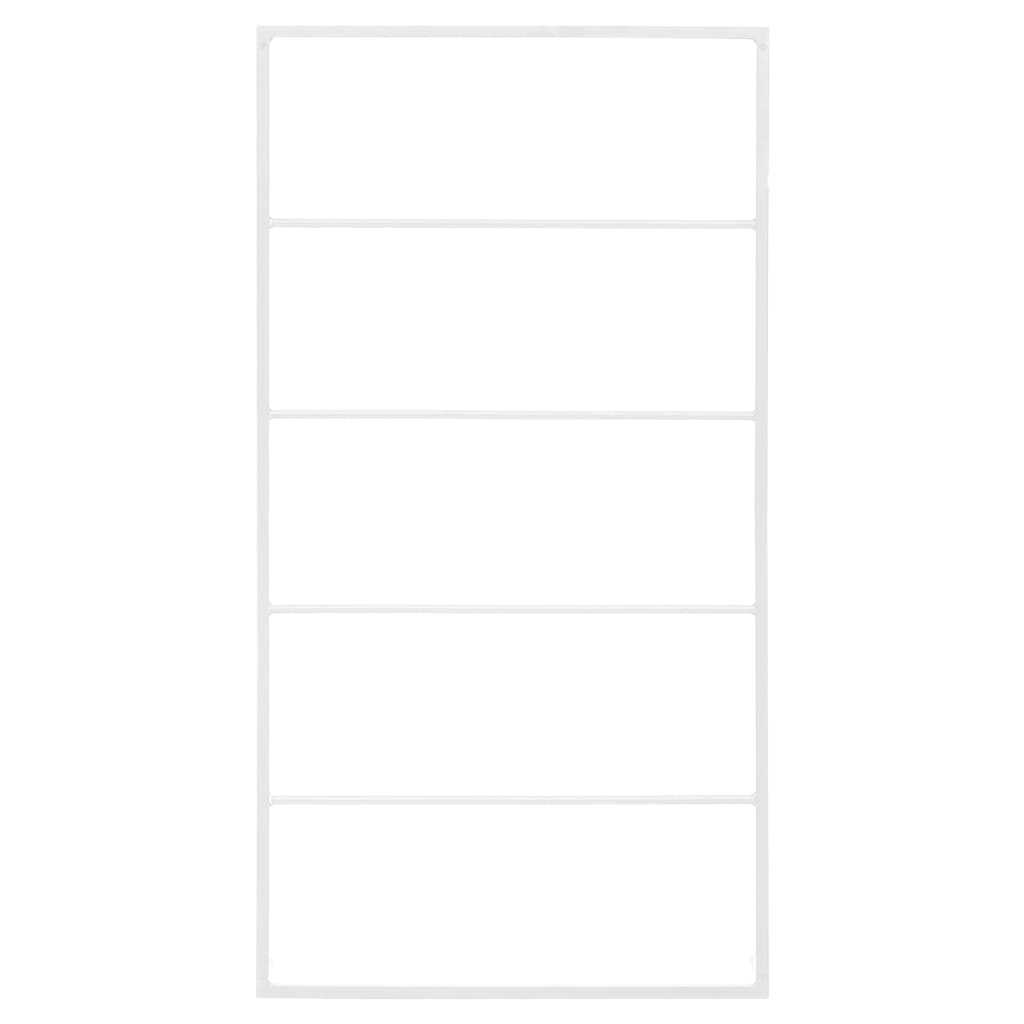 Vidaxx towel rack white 60x10x116 cm steel