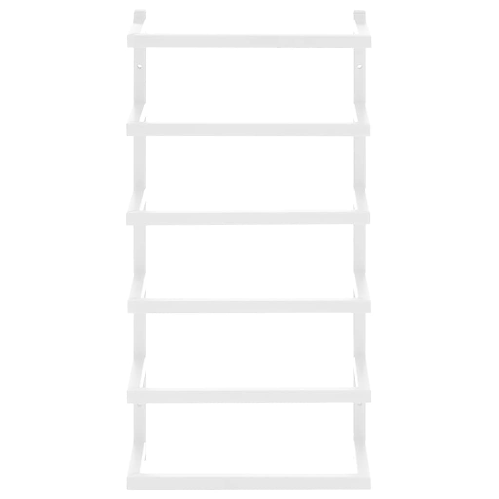 Vidaxl towel rack 24x12x48 cm steel white