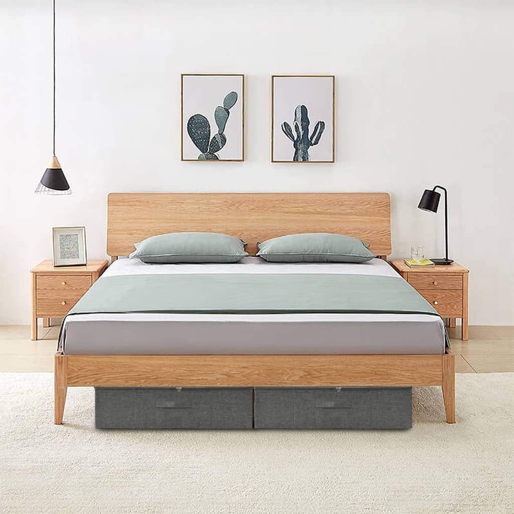 VIDAXL -Speicherbox 70x40x18 cm Stoffanthrazit -gelöscht