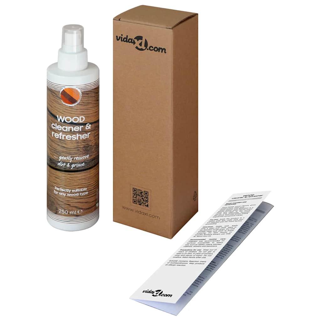 Vidaxxl čistič a osviežovač dreva 250 ml