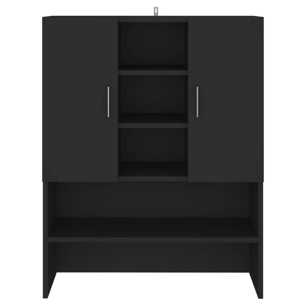 Шкаф за пералня Vidaxx 70.5x25.5x90 см черен