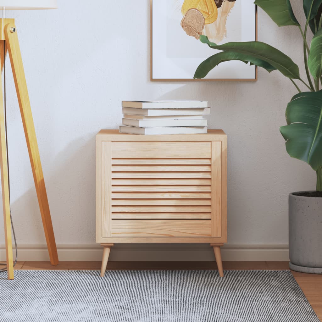 VIDAXL -Schranktür mit Lamellen 39,5 x 49,4 cm Festkiefer