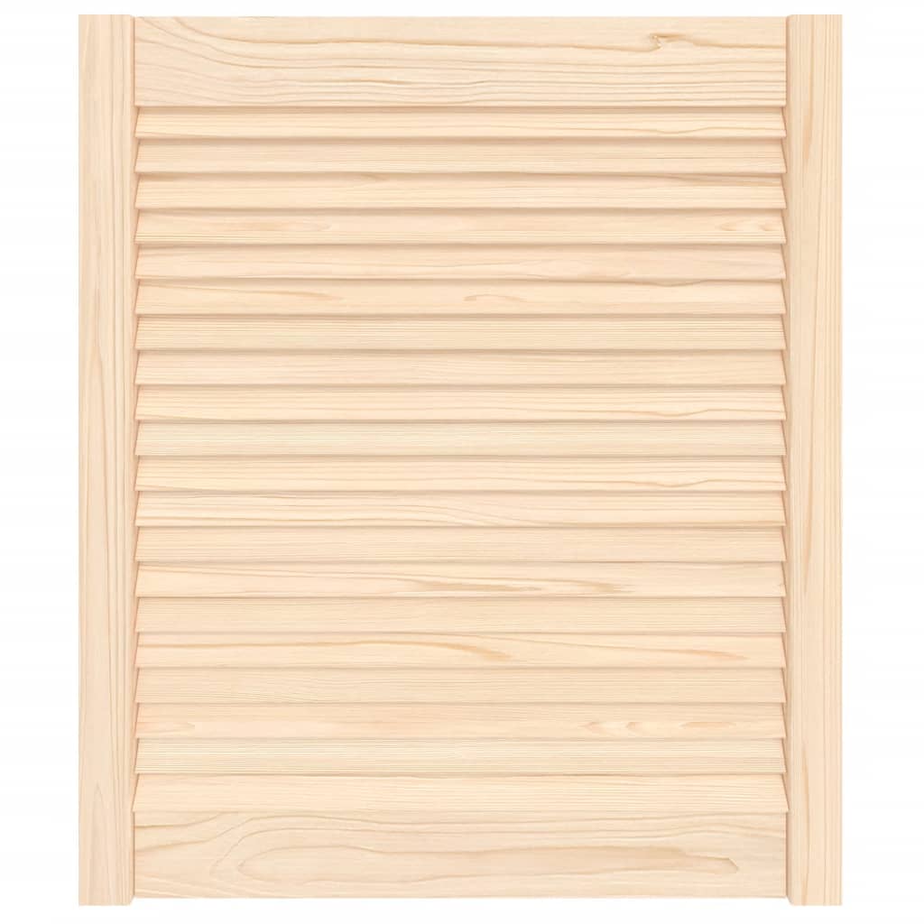 VIDAXL -Schranktür mit Lamellen 69 x 59,4 cm Festkiefer