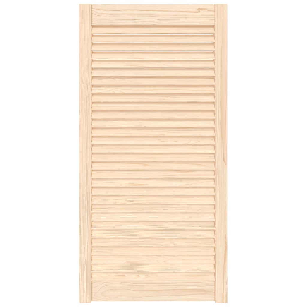 VIDAXL -Schranktür mit Lamellen 99,3 x 49,4 cm Festkiefer