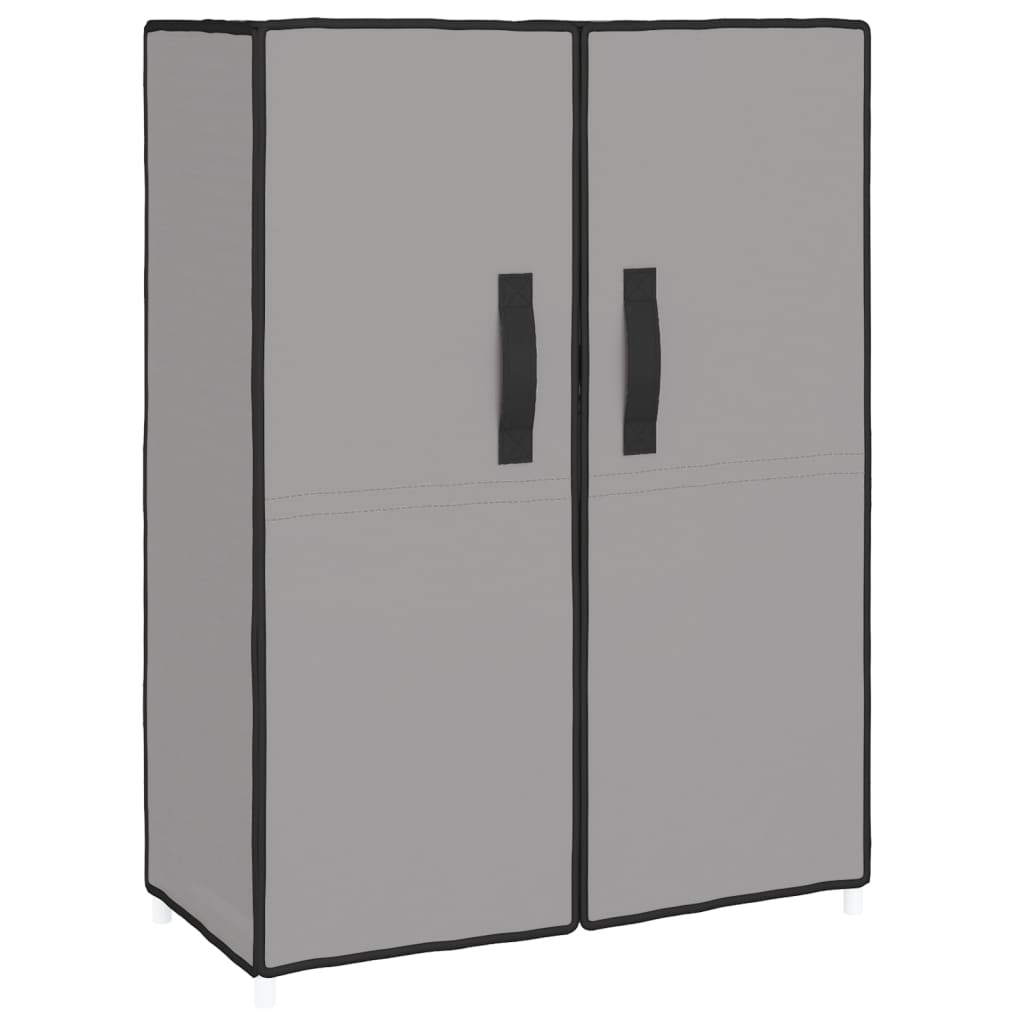 Vidaxl shoe cabinet 60x28x90 cm fabric gray