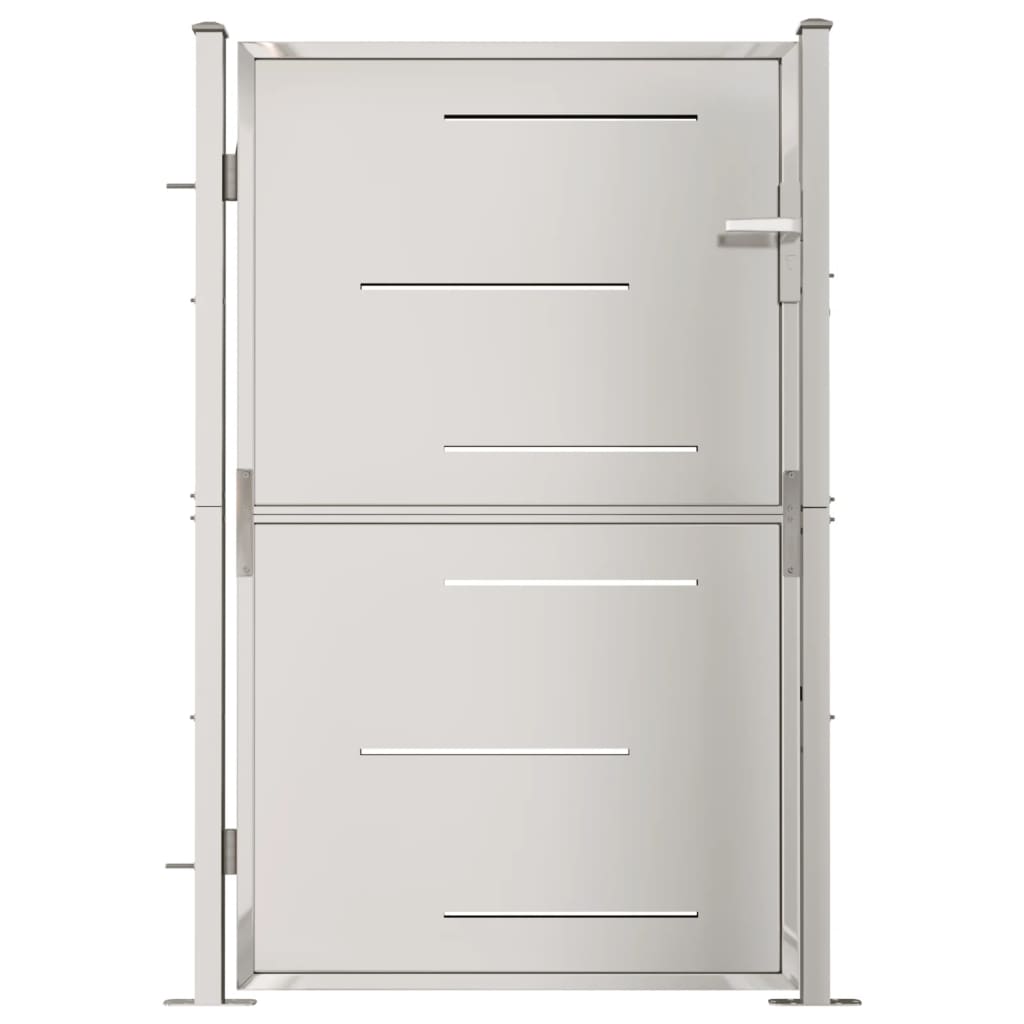 VidaXL Záhradná brána 100x150 cm nerez