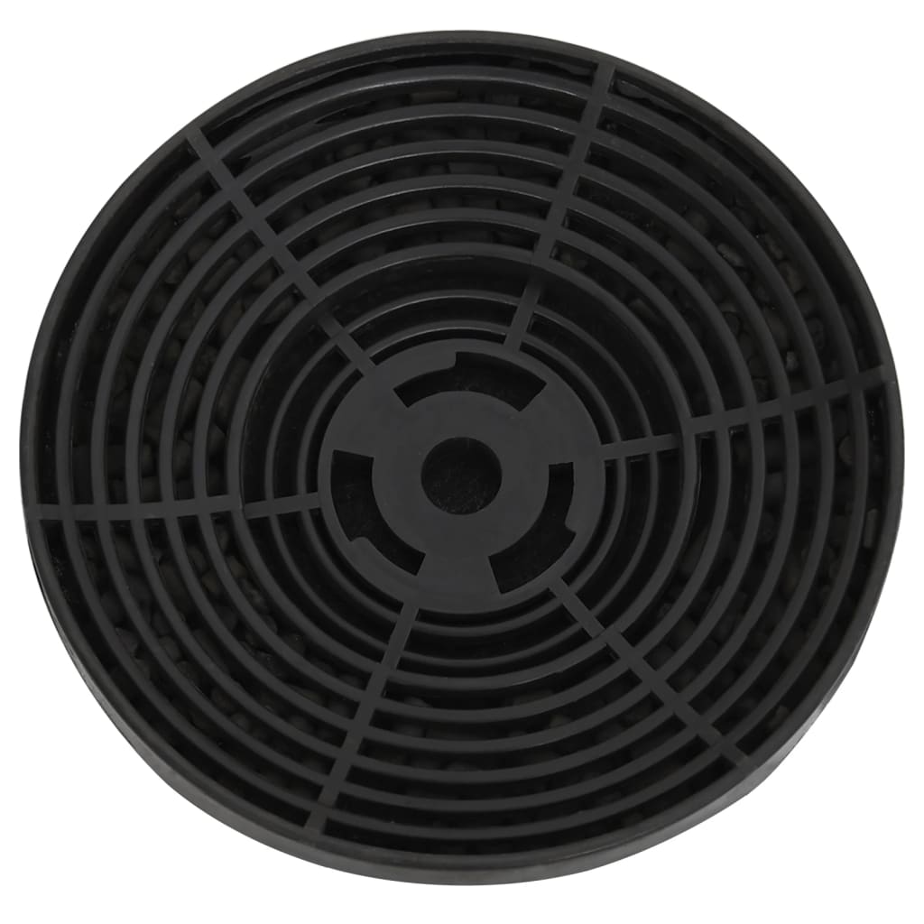 Filtros de carbono Vidaxl para capucha extractor 2 PCS 105x21 mm