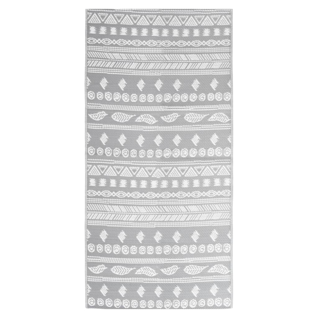 Vidaxl outdoor rug arakil 80x150 cm polypropylene gray