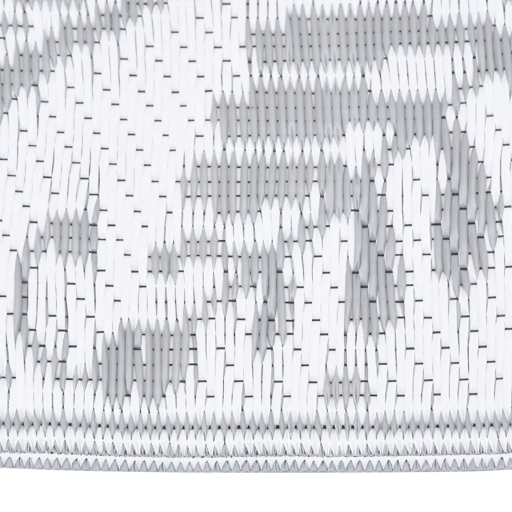 Vidaxl outdoor rug arakil 80x250 cm polypropylene light gray