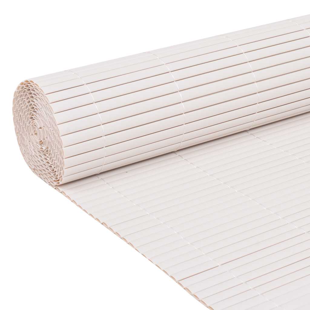 Vidaxl Gartenzäune doppelte 90 x 400 cm Weiß