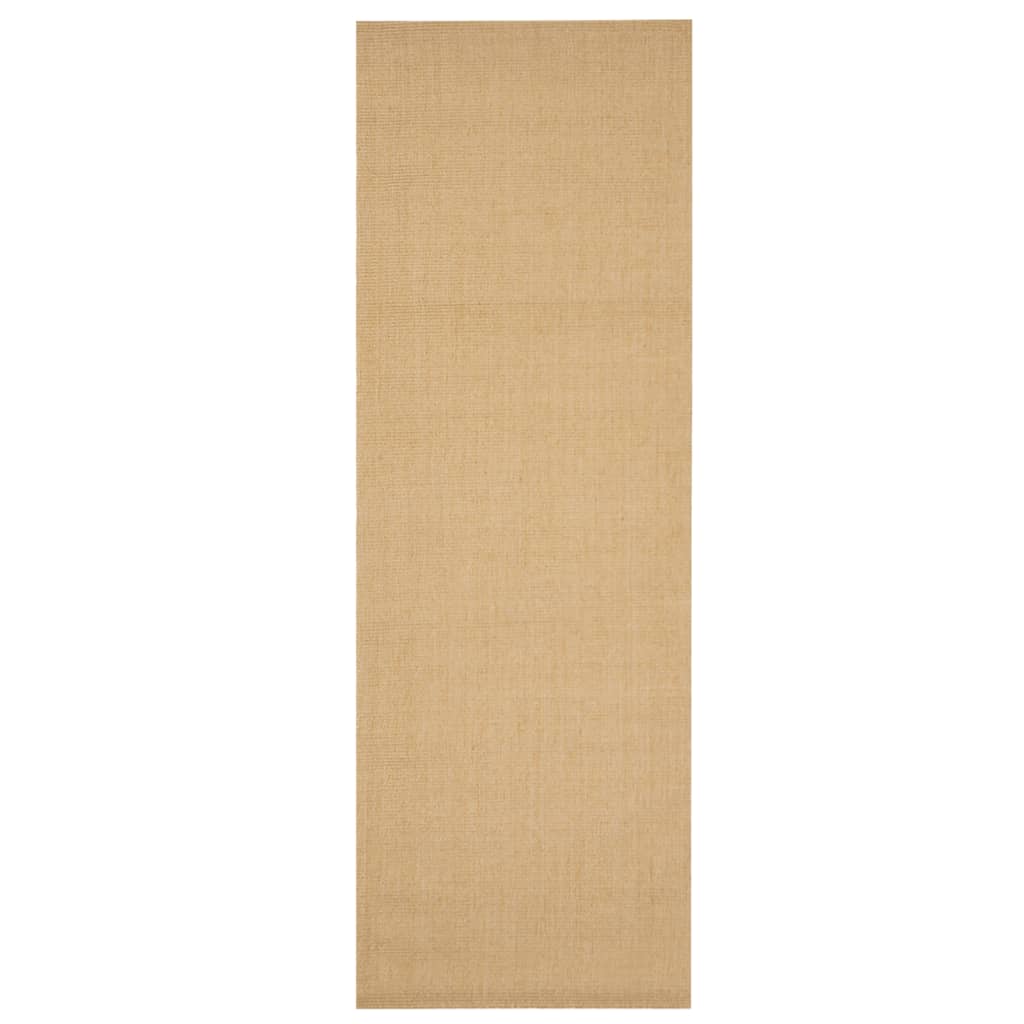 Vidaxl rug 66x200 cm natural sisal