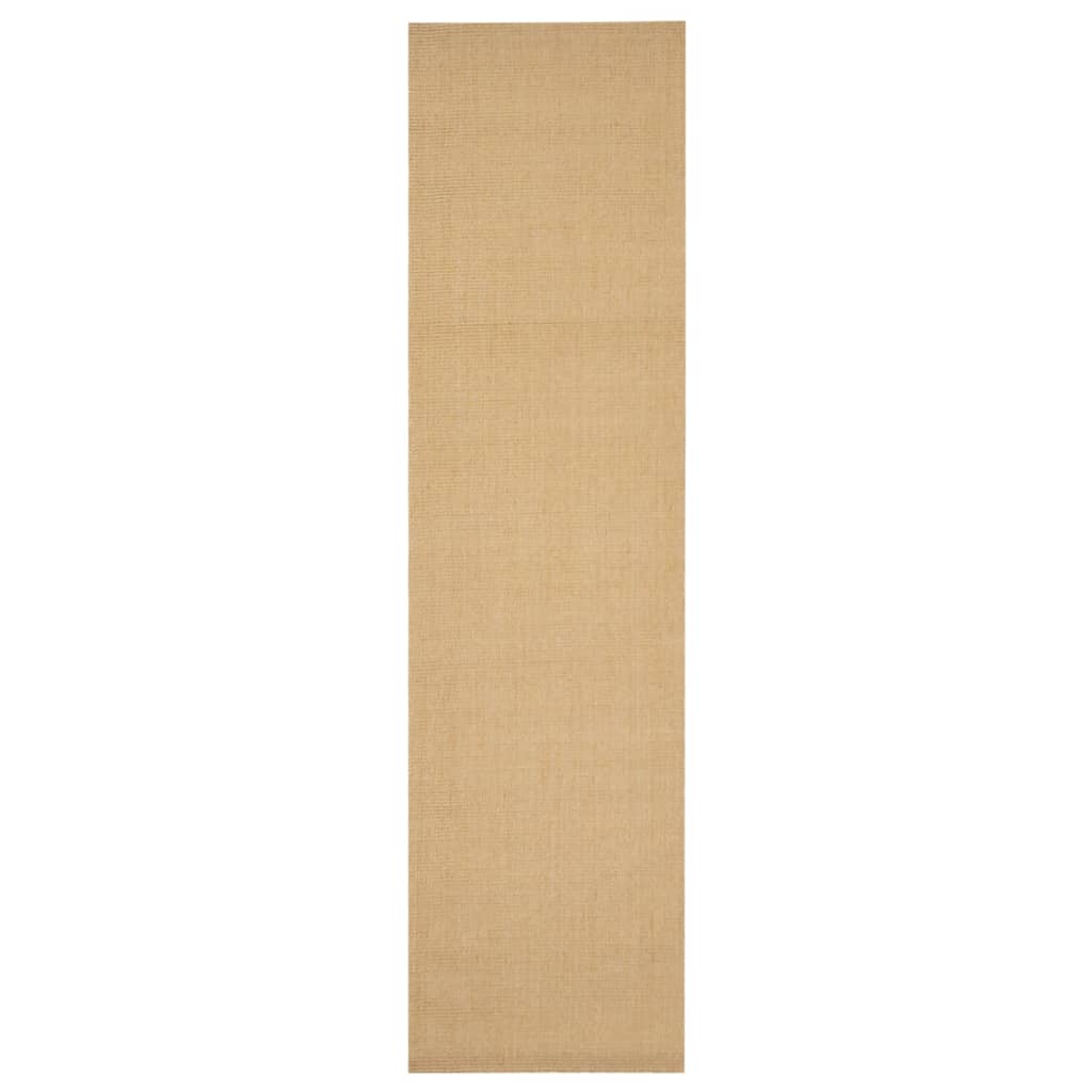 Vidaxl teppe 66x250 cm naturlig sisal