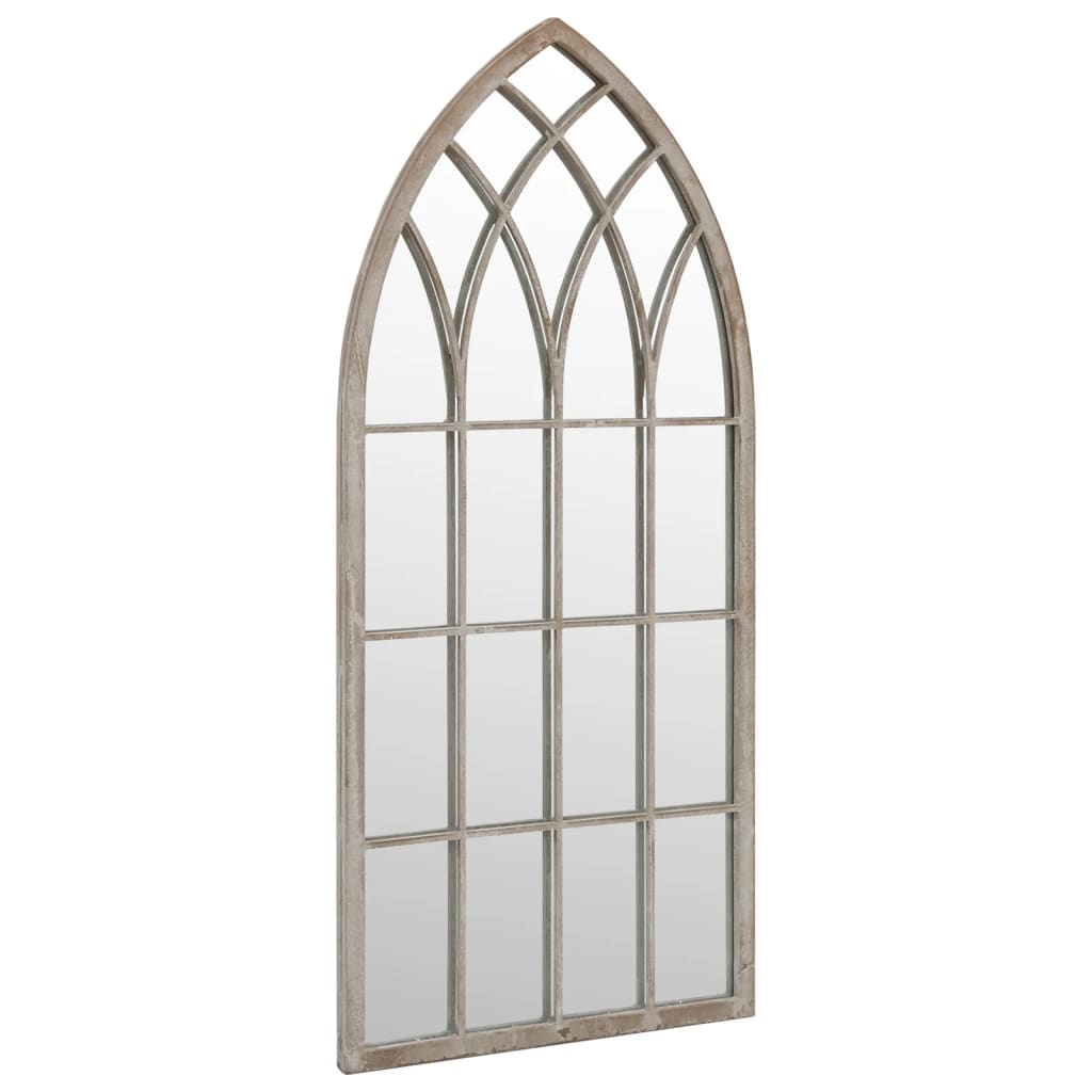 Vidaxl garden mirror 70x30 cm iron sand-colored